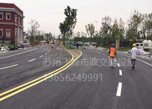 蘇州小區道路地面劃線價格_蘇州小區劃線多少錢一米？