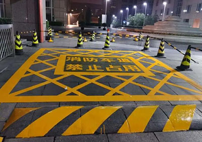 蘇州購物商場廣場消防通道怎么樣劃線嗎? 道路劃線,車位劃線,停車位劃線
